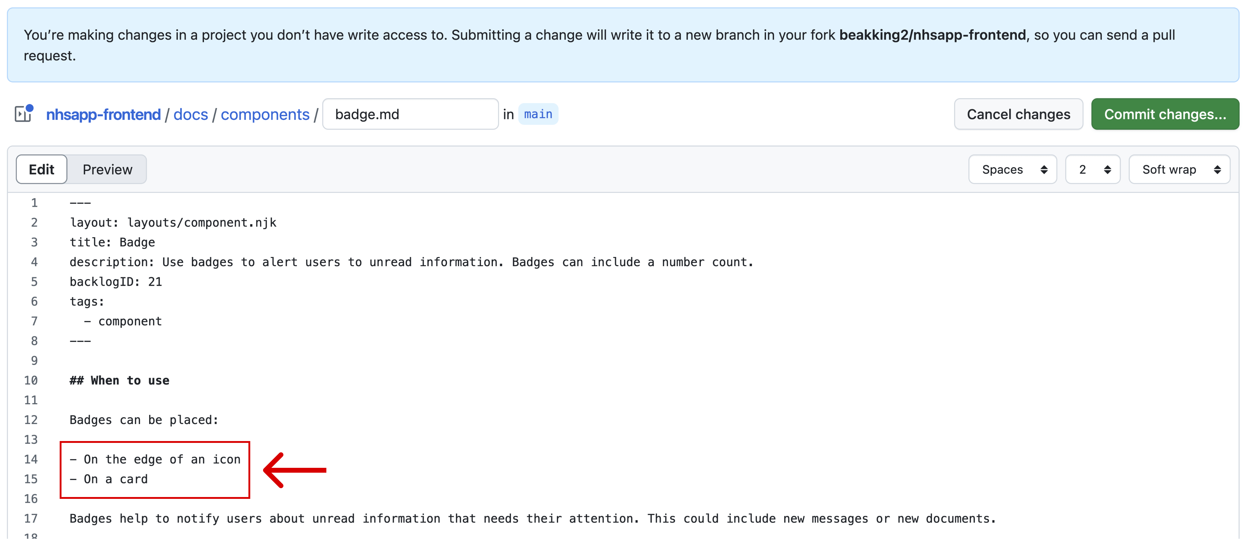 A screenshot of the GitHub board with the search term button